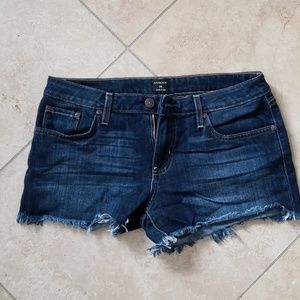 JustBlack-Dark denim shorts